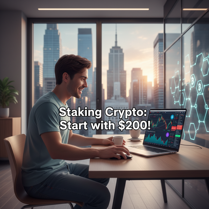 Start Crypto Staking with Just $200 Now!