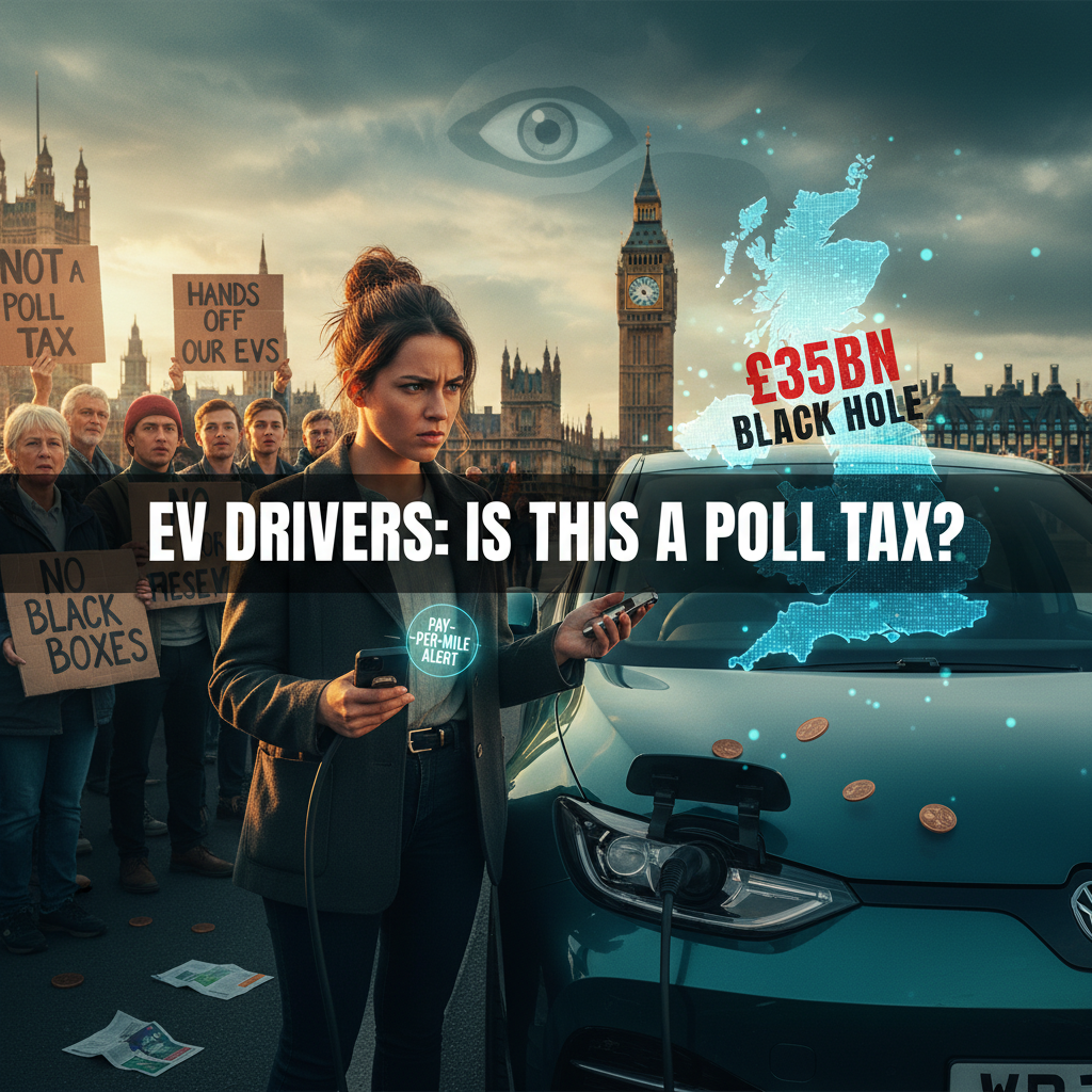 UK’s Pay Per Mile EV Tax: Poll Tax on Wheels?