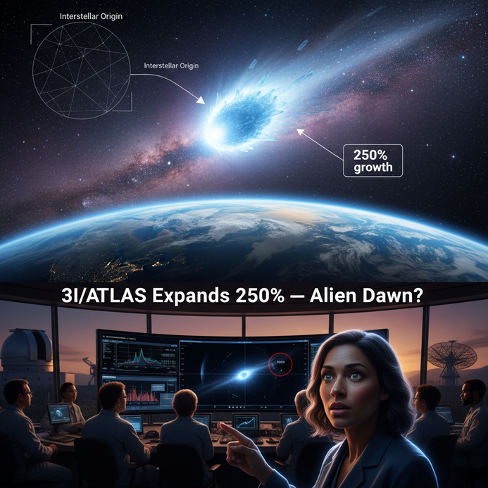 Comet’s 250% Growth Stuns NASA: Alien Dawn?