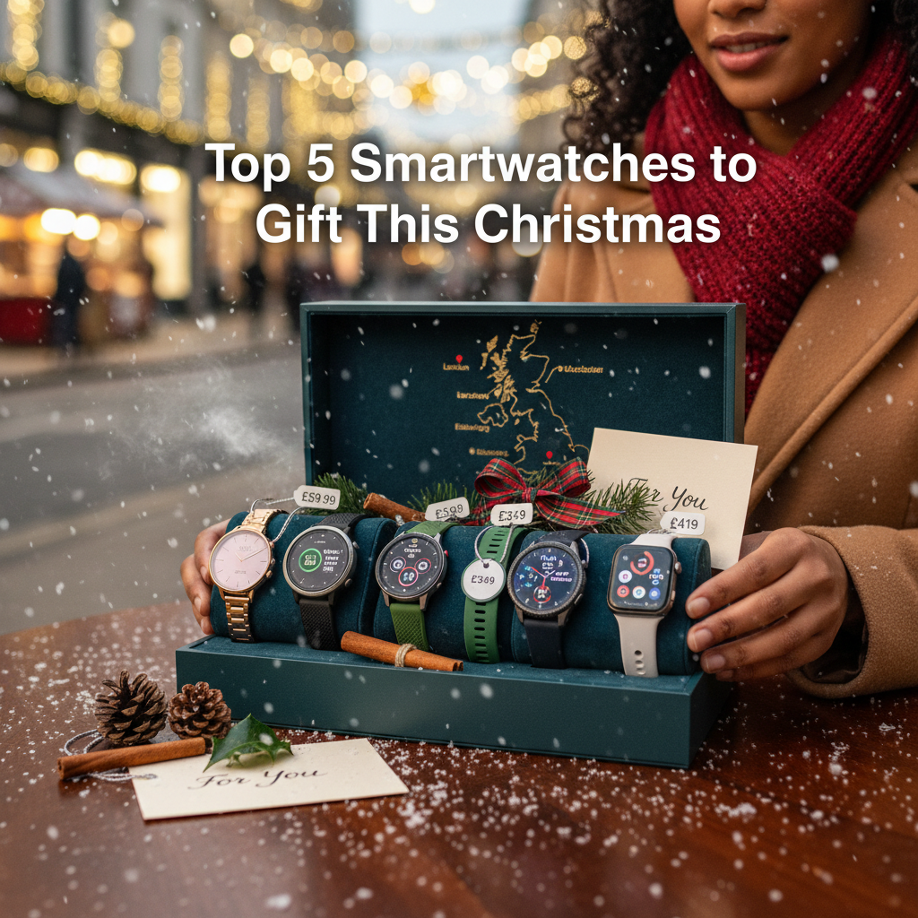 🎁 Top 5 Smartwatches for Xmas Gifting in the UK!