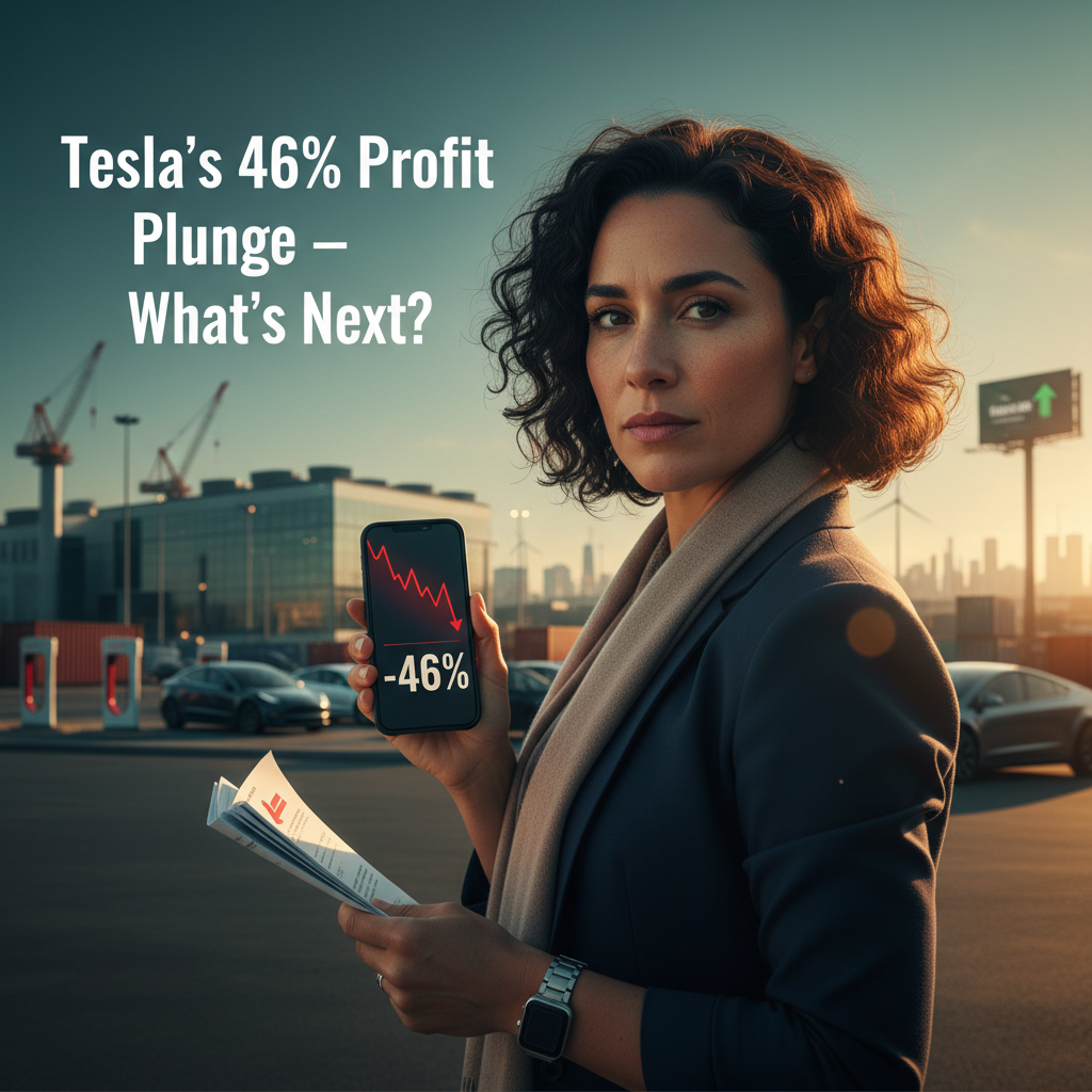 Tesla’s Profit Dive: What’s Behind the 46% Drop?