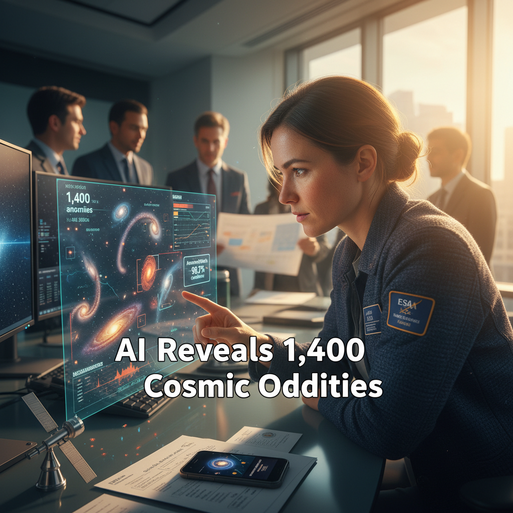 AI Spots 1,400 Cosmic Oddities with Hubble